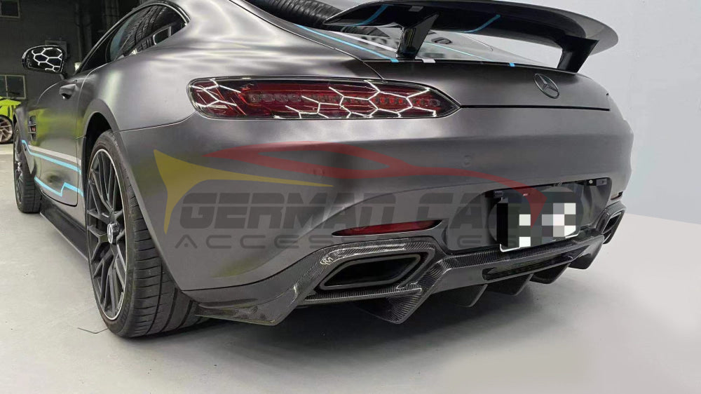 2015-2017 Mercedes-Benz AMG GT/GTS Carbon Fiber Rear Diffuser | C190 Rear Diffusers