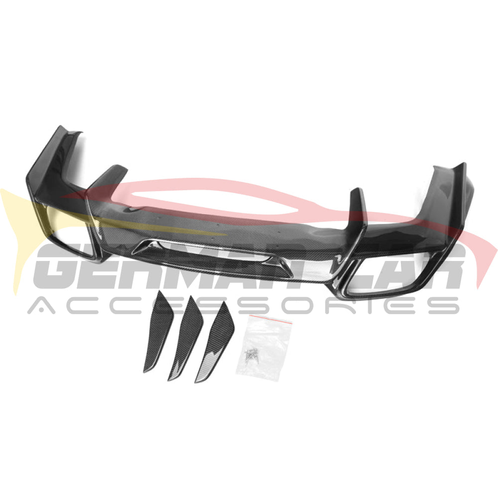 2015-2017 Mercedes-Benz AMG GT/GTS Carbon Fiber Rear Diffuser | C190 Rear Diffusers