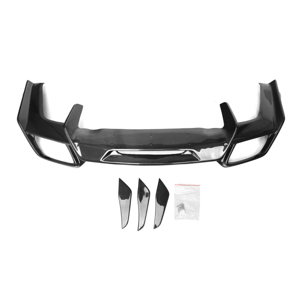 2015-2017 Mercedes-Benz AMG GT/GTS Carbon Fiber Rear Diffuser | C190 Rear Diffusers