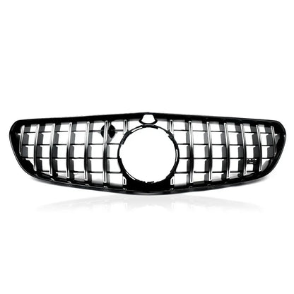 2015-2017 Mercedes-Benz S63/S65 AMG GTR Style Front Grille | C217/A217 Chrome Silver Front Grilles