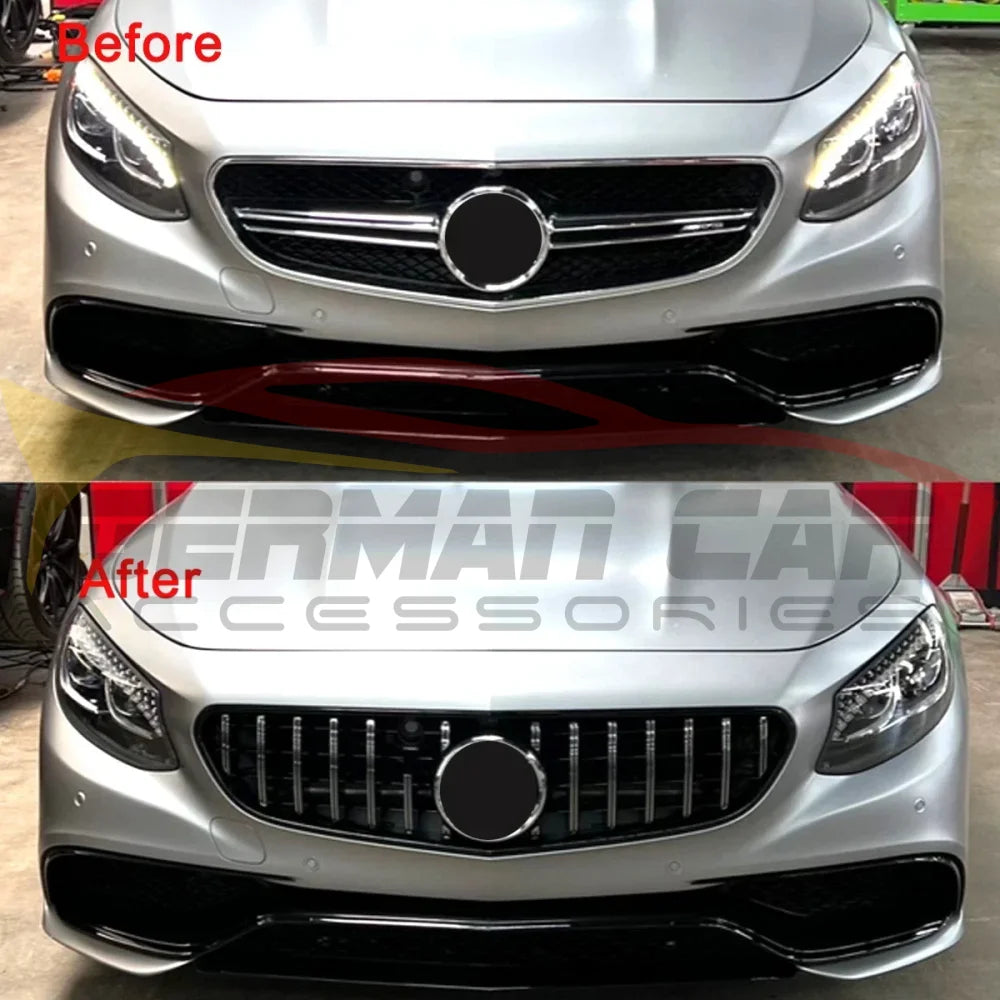 2015-2017 Mercedes-Benz S63/S65 AMG GTR Style Front Grille | C217/A217 Front Grilles