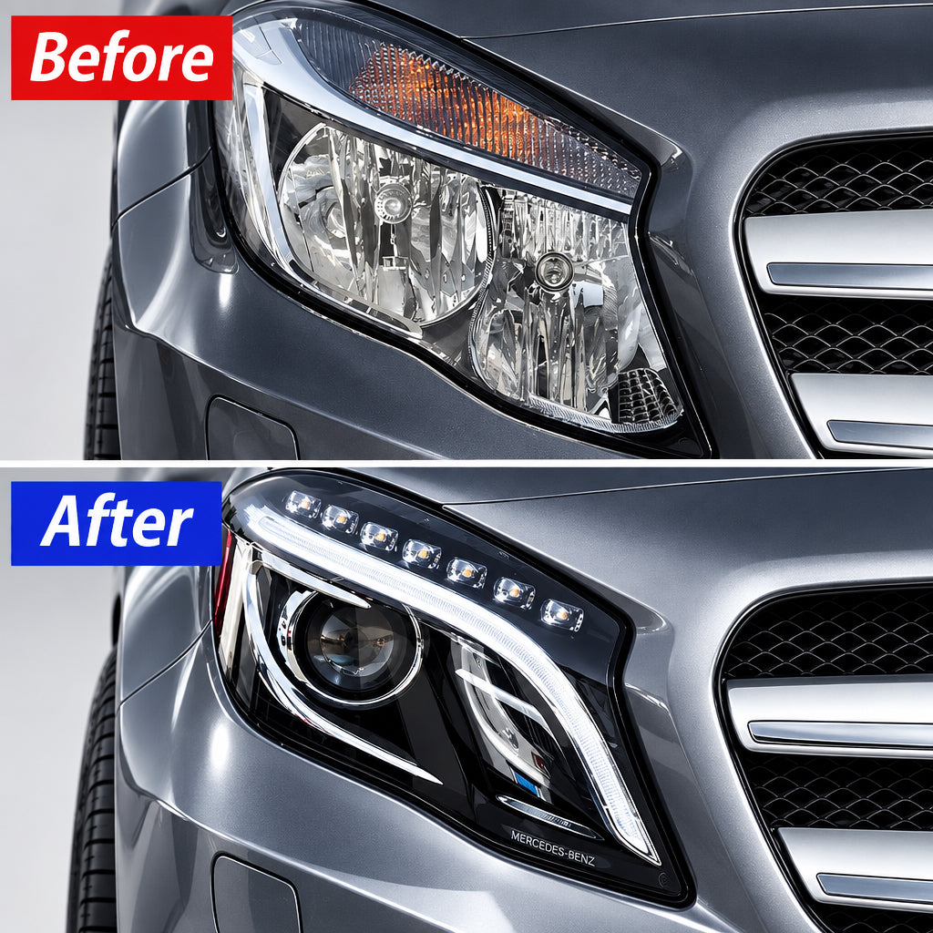 2015-2017 Mercedes-Benz GLA-Class LED Headlights | X156 Pre-Facelift