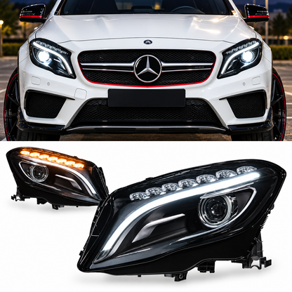 2015-2017 Mercedes-Benz GLA-Class LED Headlights | X156 Pre-Facelift