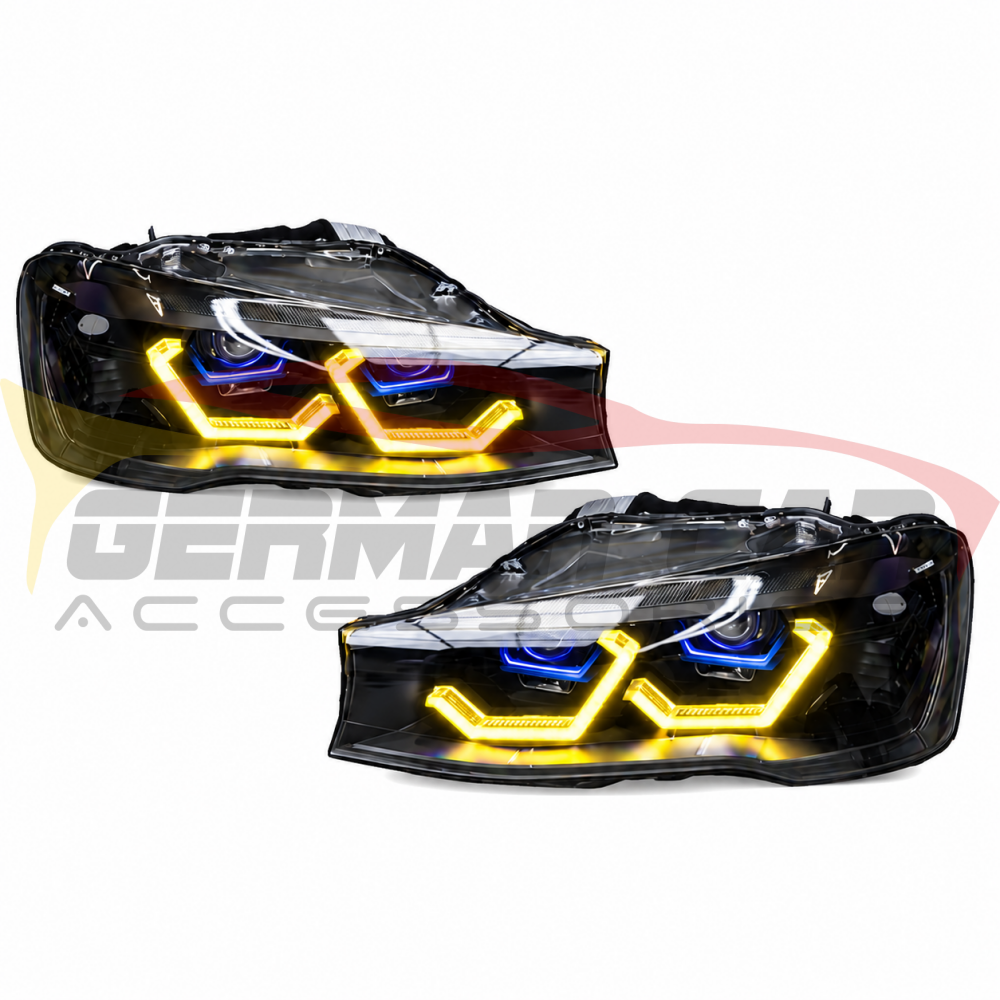 2015-2018 BMW X3/X4 G80 3-Color DRL Style LED Headlights | F25/F26 - Headlights
