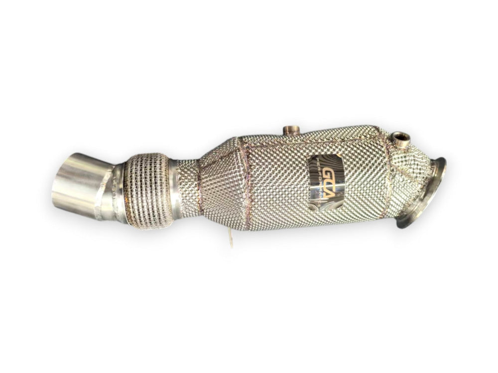 2015 2018 BMW X5/X6 Downpipe | F15/F16 X5/X6 Yes Heat Shield / 200 Cell Euro 6 Sport High Flow Cat Downpipes