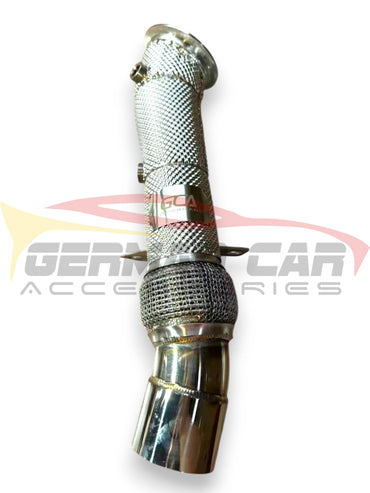 2015-2018 BMW X5/X6 Downpipe | F15/F16 X5/X6 Yes Heat Shield / Racing Downpipe (No Cat) Downpipes