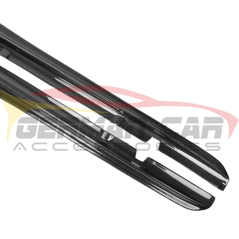 2015-2018 Mercedes-Benz C-Class/C63 AMG V2 Style Carbon Fiber Side Skirts | W205 Coupe - Side Skirts