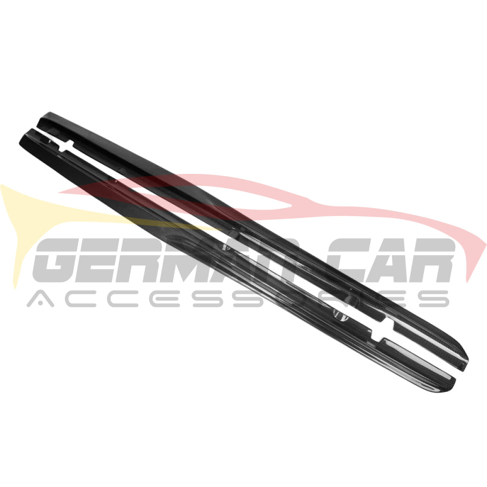 2015-2018 Mercedes-Benz C-Class/C63 AMG V2 Style Carbon Fiber Side Skirts | W205 Coupe - Side Skirts