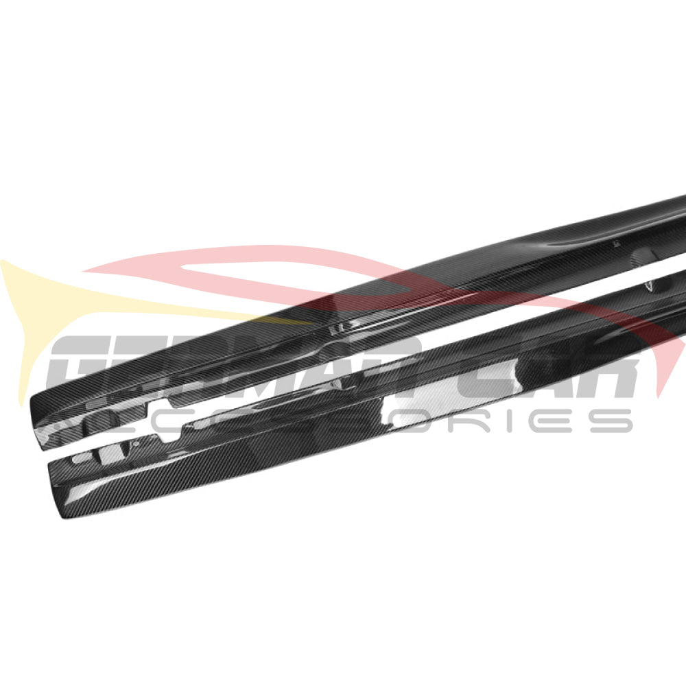 2015-2018 Mercedes-Benz C-Class/C63 AMG V2 Style Carbon Fiber Side Skirts | W205 Coupe - Side Skirts