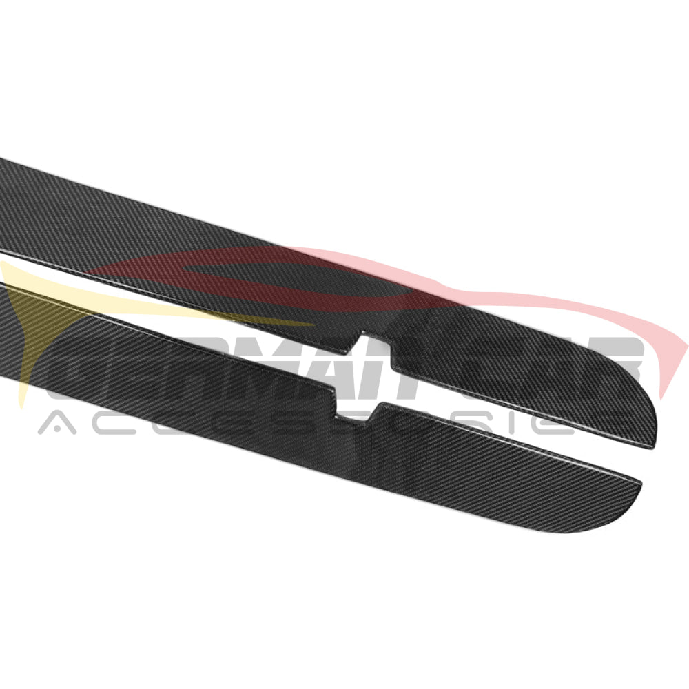 2015-2018 Mercedes-Benz C-Class/C63 AMG V2 Style Carbon Fiber Side Skirts | W205 Coupe - Side Skirts