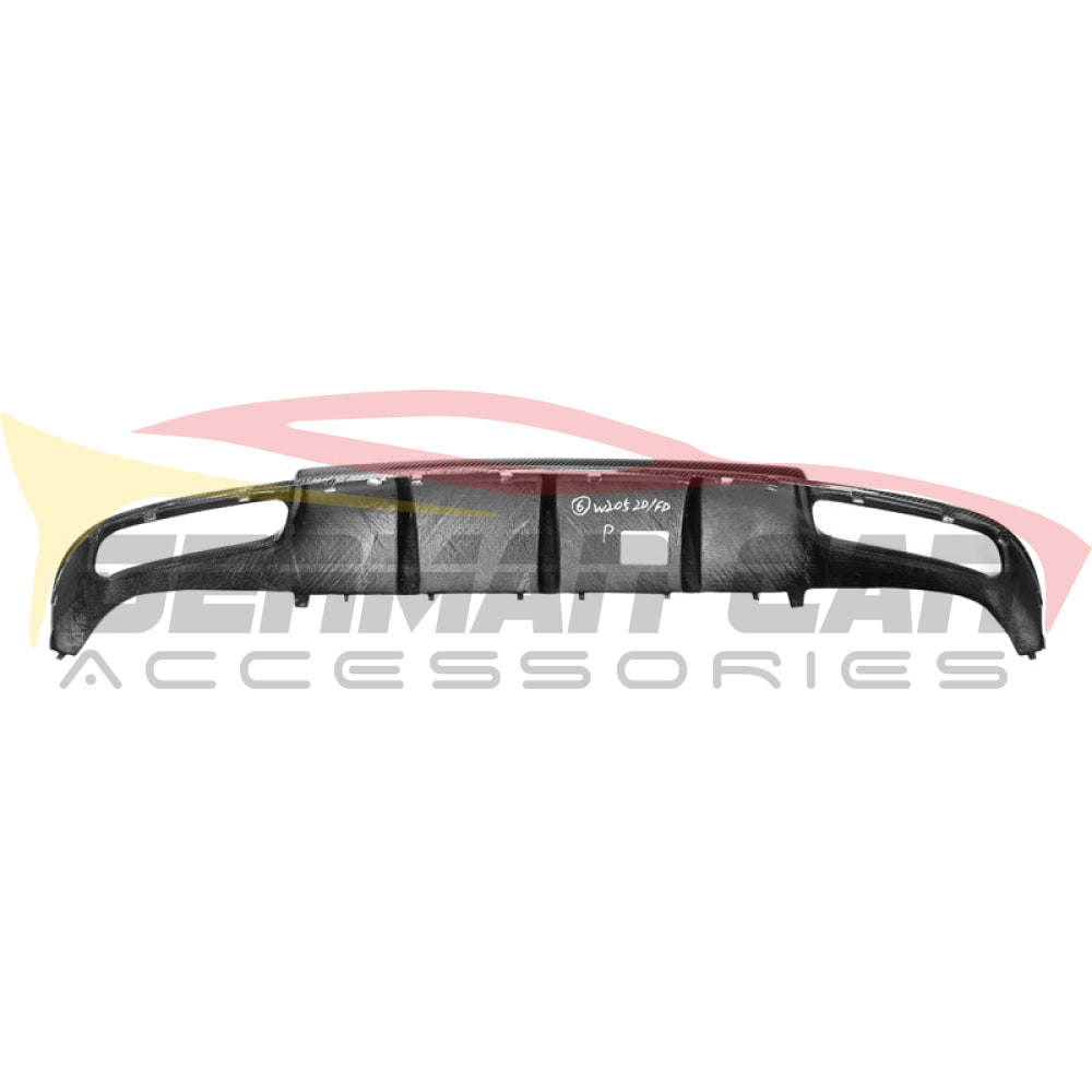 2015-2018 Mercedes-Benz C-Class Carbon Fiber Rear Diffuser | W205 Coupe