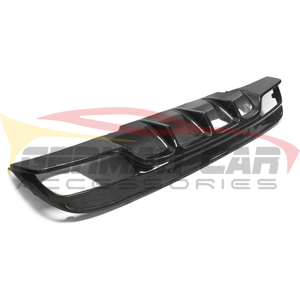 2015-2018 Mercedes-Benz C-Class Fd Style Carbon Fiber Rear Diffuser | W205 Sedan