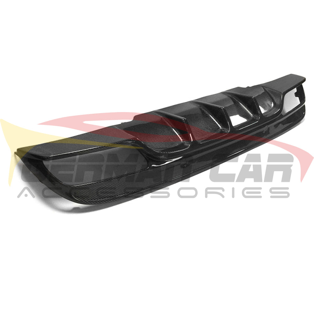 2015-2018 Mercedes-Benz C-Class Fd Style Carbon Fiber Rear Diffuser | W205 Sedan