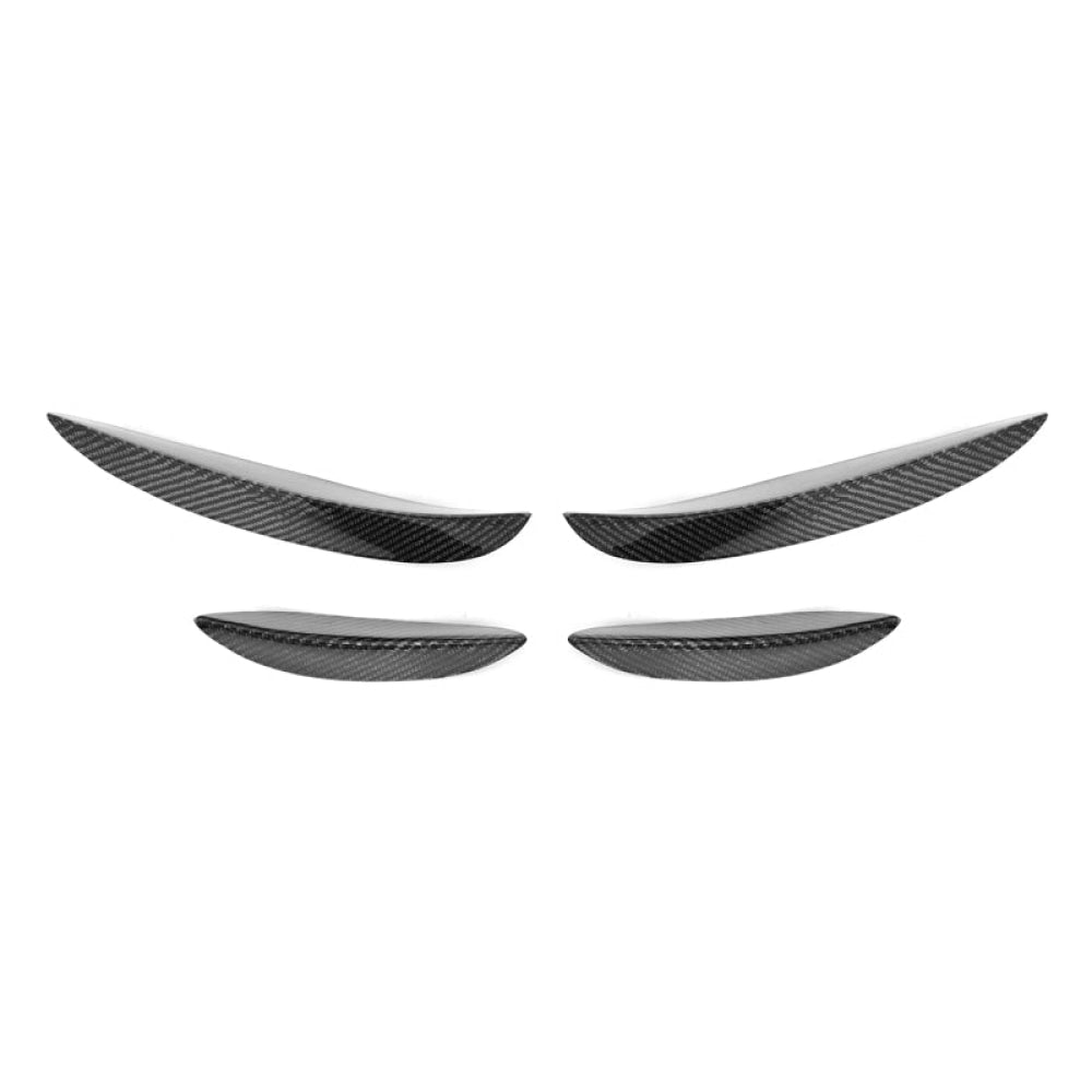 2015-2018 Mercedes-Benz C63 AMG Carbon Fiber Front Bumper Canards I W205 - Additional Accessories