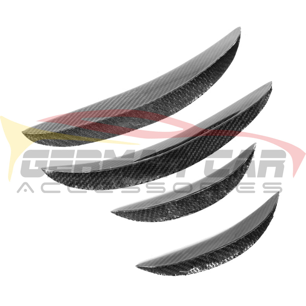 2015-2018 Mercedes-Benz C63 AMG Carbon Fiber Front Bumper Canards I W205 - Additional Accessories