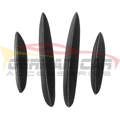 2015-2018 Mercedes-Benz C63 AMG Carbon Fiber Front Bumper Canards I W205 - Additional Accessories