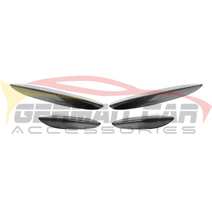 2015-2018 Mercedes-Benz C63 AMG Carbon Fiber Front Bumper Canards I W205 - Additional Accessories