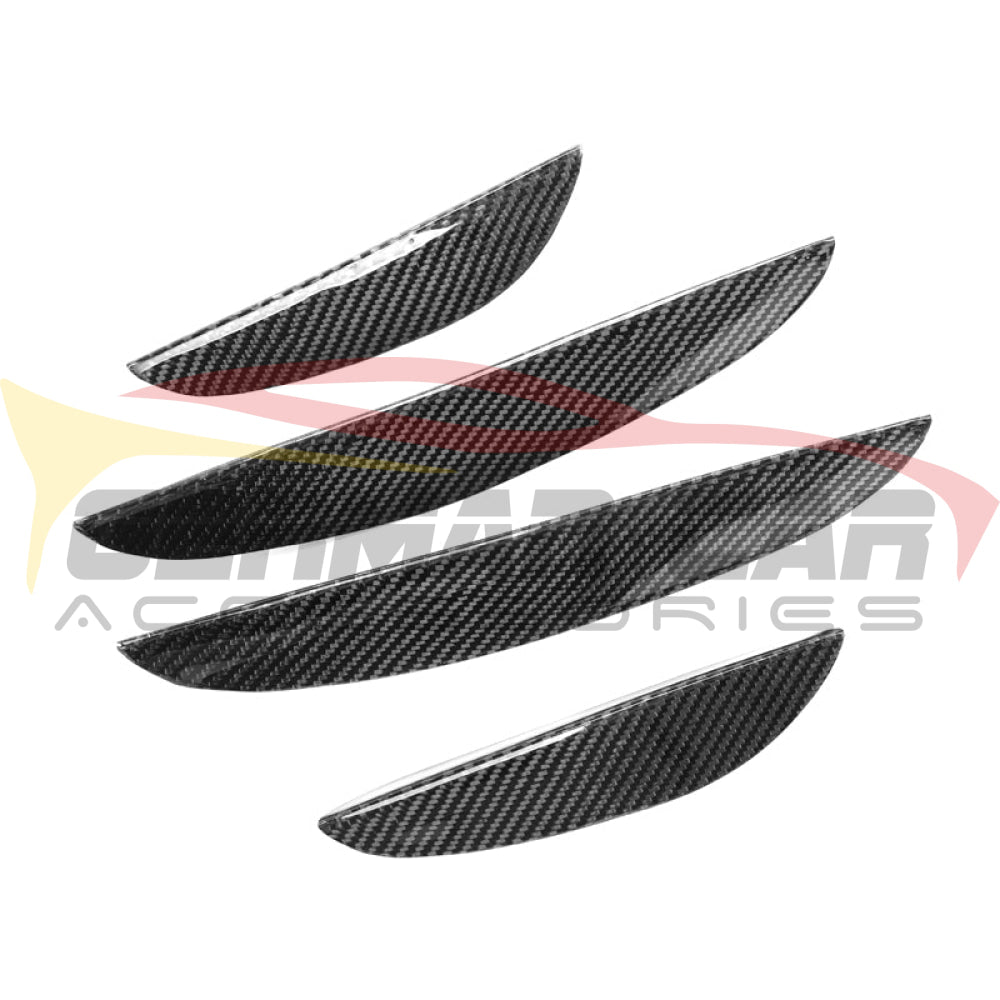 2015-2018 Mercedes-Benz C63 AMG Carbon Fiber Front Bumper Canards I W205 - Additional Accessories