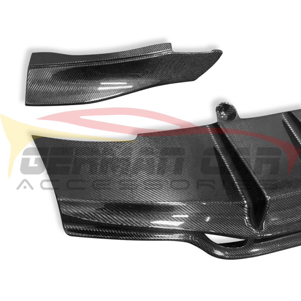 2015-2018 Mercedes-Benz C63 Amg Psm Style 3 Piece Carbon Fiber Rear Diffuser | W205 Sedan