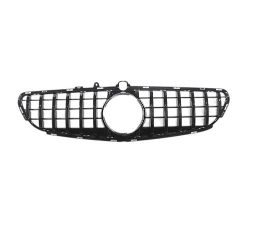 2015 2018 Mercedes Benz CLS63 AMG GTR Style Front Grille | W218 FaceLift Gloss Black Front Grilles