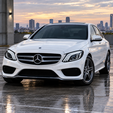 2015-2018 Mercedes-Benz C-Class Triple-Track Style LED Headlights | W205 Pre-Facelift