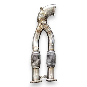 2015-2020 Audi RS3 Downpipe | 8V/8V.5 RS3 No Heat Shield / Racing Downpipe (No Cat) Downpipes