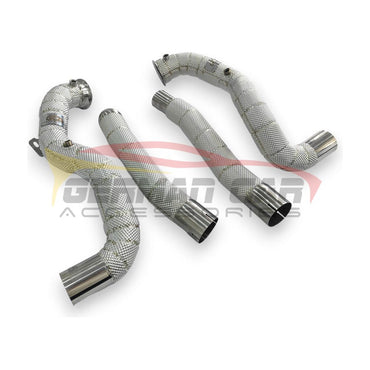 2015-2021 Mercedes Amg Gt/Gts/Gtr/Gtc Downpipes | C190 Coupe Front Race Pipes