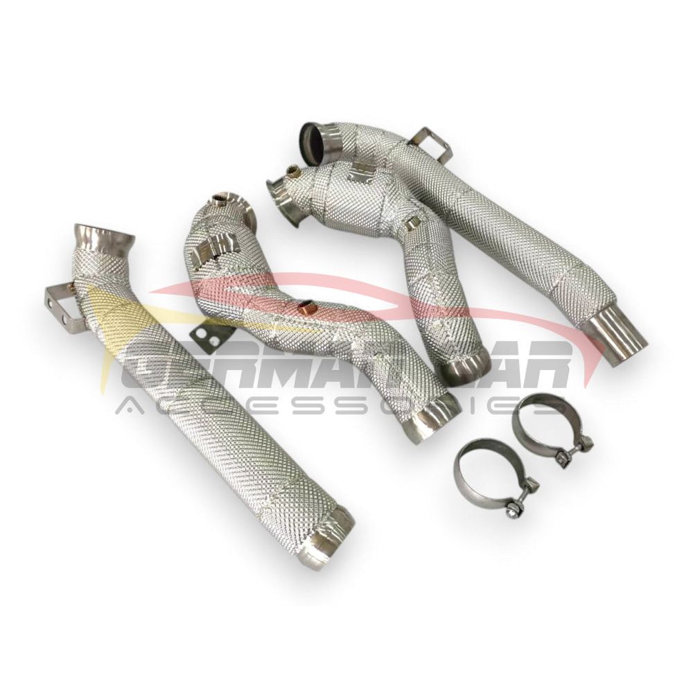 2015-2021 Mercedes AMG GT/GTS/GTR/GTC Downpipes | C190 Coupe Yes Heat Shield / 200 Cell Euro 6 Sport High Flow Cat