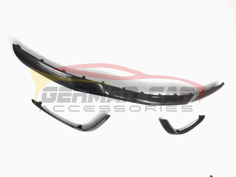 2015-2021 Mercedes-Benz C63 AMG Carbon Fiber Middle Front Bumper Lip | W205 Front Lips/Splitters