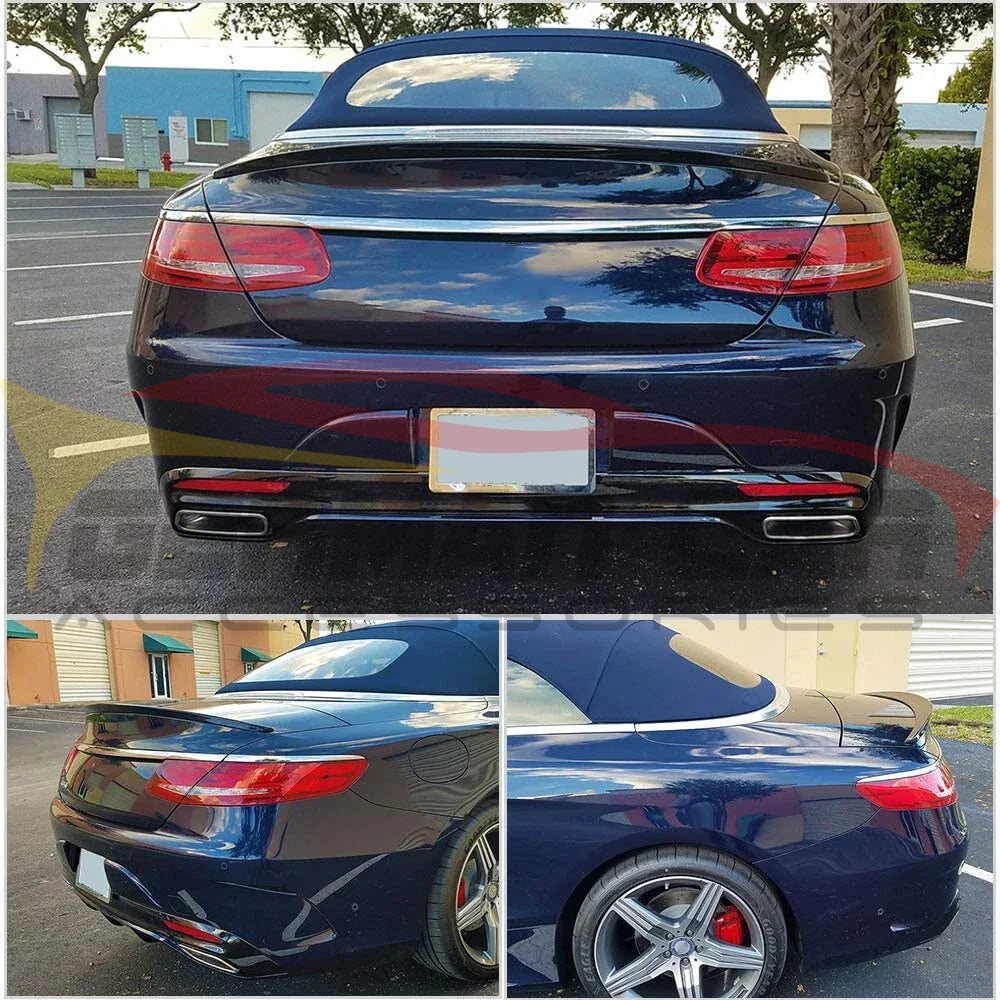 2015-2021 Mercedes-Benz S550/S63/S65 AMG Carbon Fiber Trunk Spoiler | W217/A217 Cabriolet Rear Trunk Spoilers