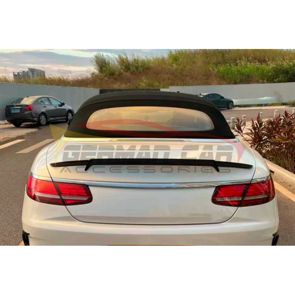 2015-2021 Mercedes-Benz S550/S63/S65 B Style Carbon Fiber Trunk Spoiler | W217/A217 Cabriolet Rear Trunk Spoilers