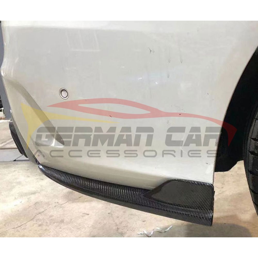 2015-2021 Mercedes C-Class/C63 AMG Carbon Fiber Rear Bumper Splitters I W205 - Additional Accessories