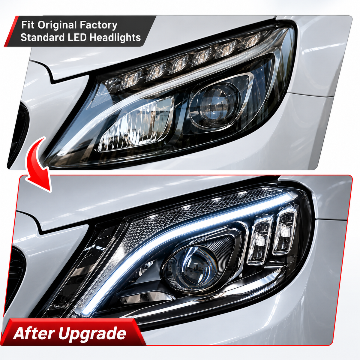 2015-2021 Mercedes-Benz C-Class/C43/C63 AMG LED Headlights | W205