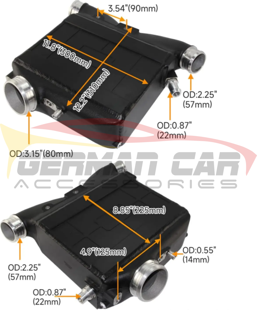 2015-2022 Mercedes C400/C450/C43 AMG High Performance Intercooler | W205 Intercoolers