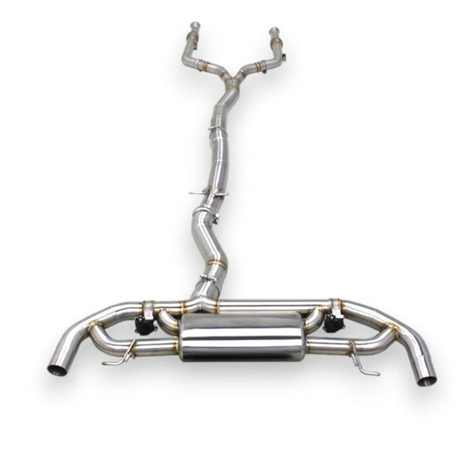 2015-2022 Mercedes GLC43 AMG Valved Sport Exhaust System | X253/C253 Stainless Steel Exhaust / Chrome Tips Exhausts