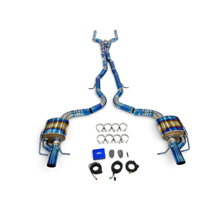2015-2023 Mercedes AMG GT63 Valved Sport Exhaust System | X290/C190 Sedan - Titanium Exhaust / With Muffler - Exhausts