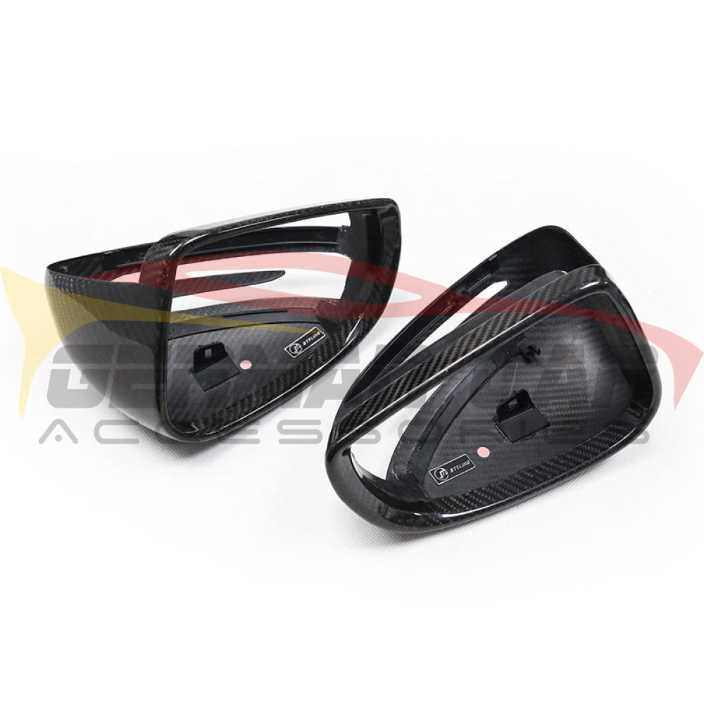 2015+ Mercedes-Benz Amg Gt/Gts/Gtc/Gtr Carbon Fiber Mirror Caps | C190 Coupe Front Grilles