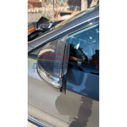 2015-2023 Mercedes-Benz C-Class Carbon Fiber Mirror Caps | W205 Mirror Caps