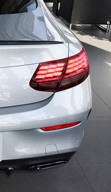 2015-2023 Mercedes-Benz C-Class Maybach Style Led Taillights | W205 Coupe Red