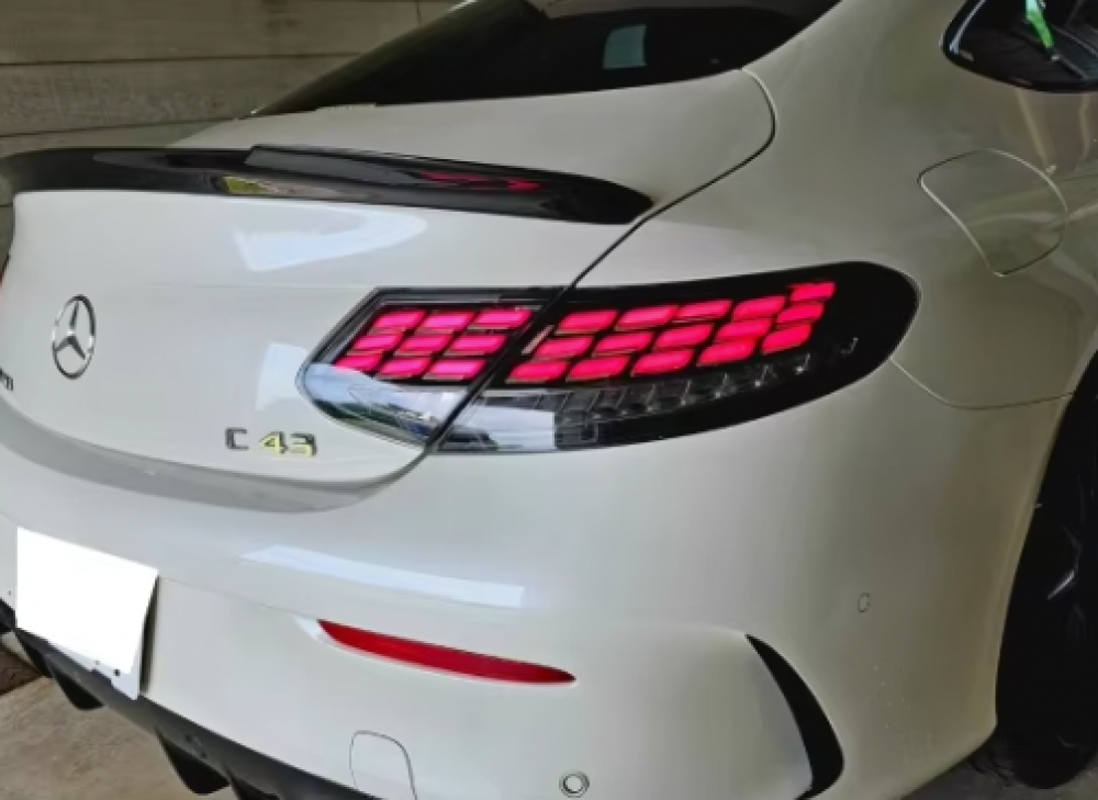 2015-2023 Mercedes-Benz C-Class Maybach Style Led Taillights | W205 Coupe Smoked