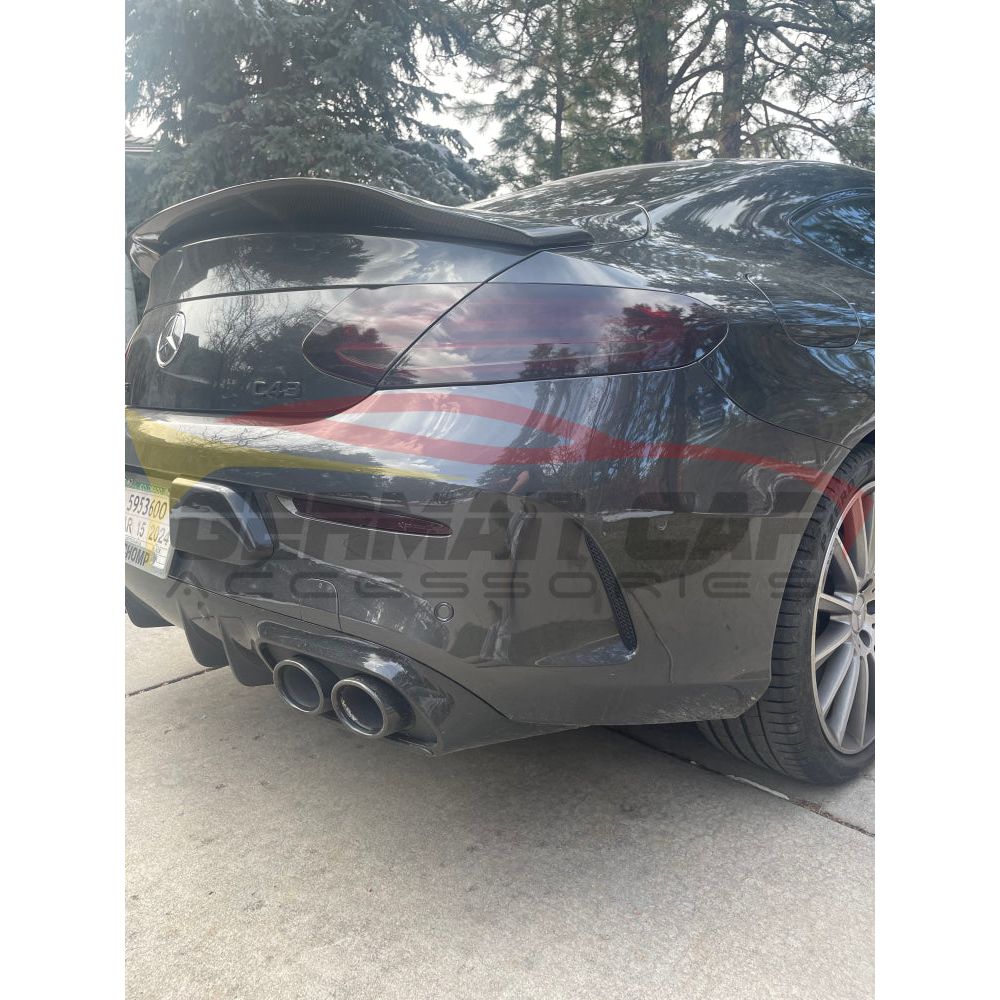 2015-2023 Mercedes-Benz C-Class Renntech Style Carbon Fiber Trunk Spoiler | W205 Rear Spoilers