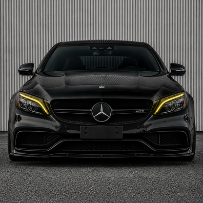2015-2023 Mercedes-Benz C-Class/C63 AMG CSL Style Yellow DRL Modules | W205