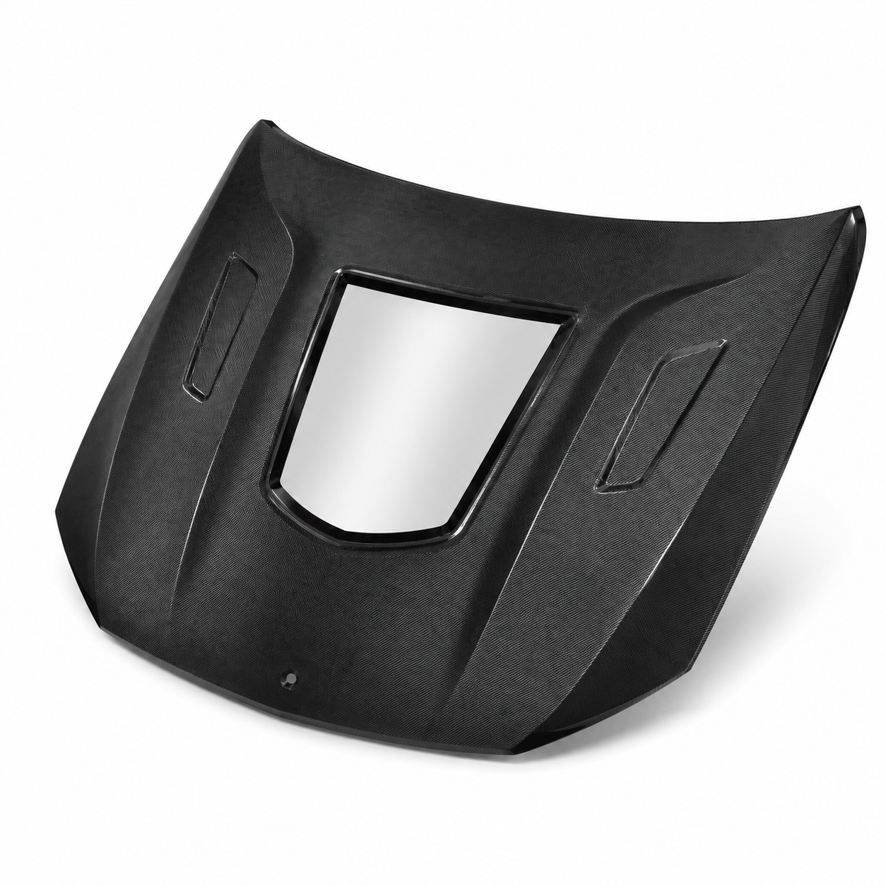 2015-2023 Mercedes C63 AMG Glass Engine Cover V2 Carbon Fiber Hood | W205
