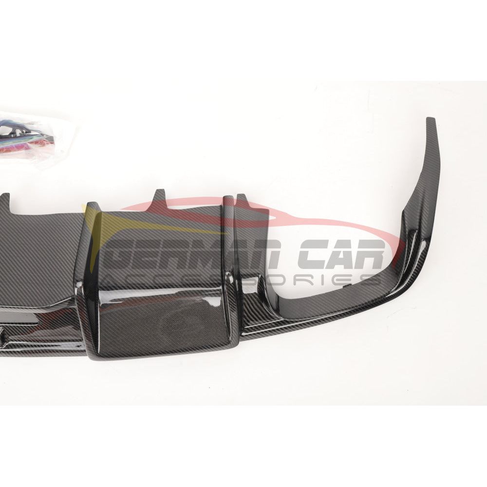 2016-2018 Audi A6/s6 Carbon Fiber Kb Style Diffuser With Led Brake Light | C7.5