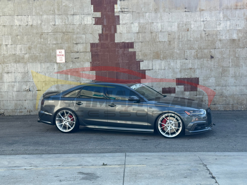 2016-2018 Audi A6/S6 Carbon Fiber KB Style Front Lip | C7.5 A6/S6 Front Lips/Splitters