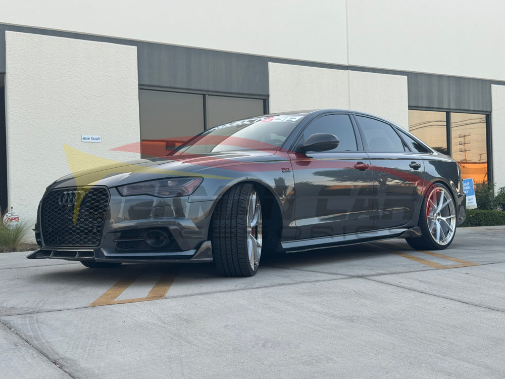 2016-2018 Audi A6/S6 Carbon Fiber KB Style Front Lip | C7.5 A6/S6 Front Lips/Splitters