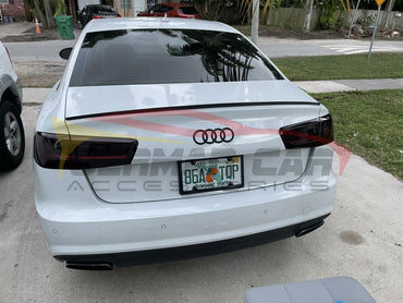 2016-2018 Audi A6/S6 Oem Style Carbon Fiber Trunk Spoiler | C7.5 Rear Spoilers