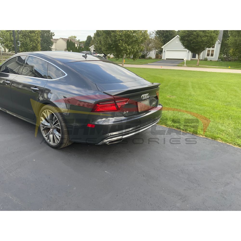 2016-2018 Audi A7/S7/RS7 Renntech Style Carbon Fiber Trunk Spoiler | C7.5 A7/S7/RS7 - Rear Trunk Spoilers