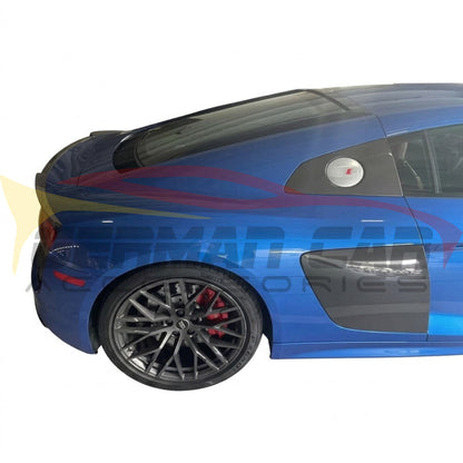 2017-2019 Audi R8 Triblade Style Carbon Fiber Rear Trunk Spoiler I MK2 Gen1 - Rear Trunk Spoilers