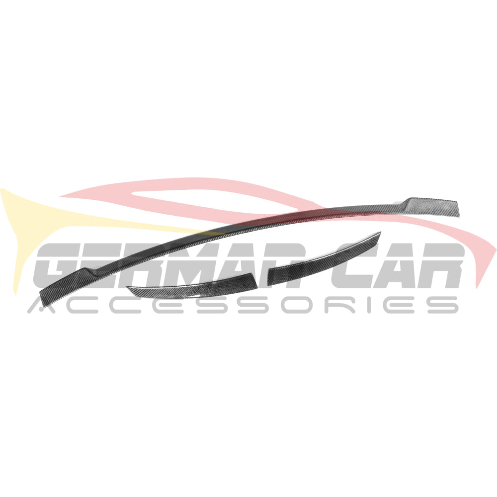 2016-2018 Audi R8 Carbon Fiber 3 Piece Rear Spoiler I MK2 - Rear Trunk Spoilers